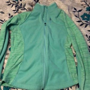Green full zip